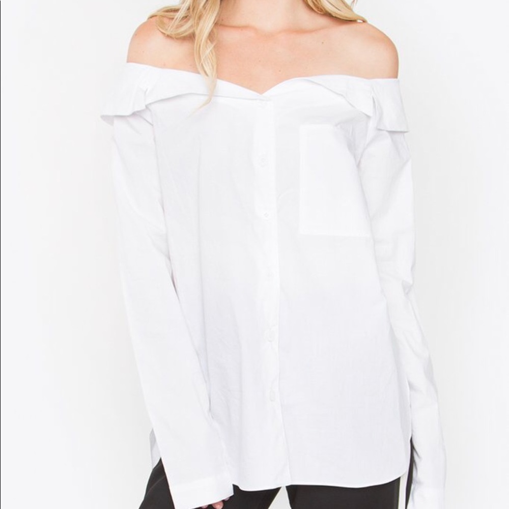 Off the shoulder blouse